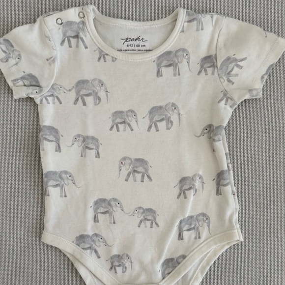 Pehr Other - Pehr Elephant Print Bodysuit